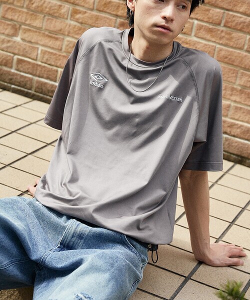 [別注] UMBRO アンブロ NANO universe セール】UMBRO/アンブロ 別注 UMBRO ラッシュガードクルーネックT