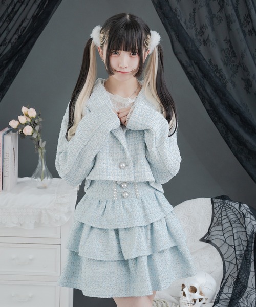 ツイードジャケットセット（テーラードジャケット）｜Pal elfy（パル