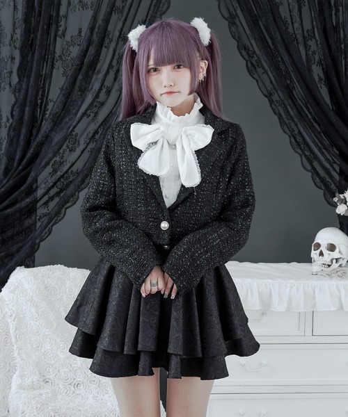 ツイードジャケットセット（テーラードジャケット）｜Pal elfy（パル