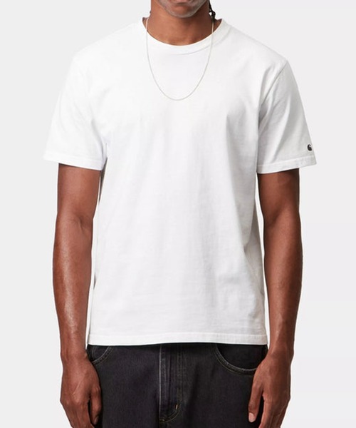 Carhartt WIP(カーハートダブリューアイピー)の「【Carhartt WIP】S/S BASE T-SHIRT I026264(Tシャツ/カットソー・メンズ・ブラック/ホワイト・M/L/XL)」の3枚目の写真