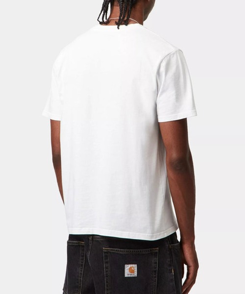 Carhartt WIP(カーハートダブリューアイピー)の「【Carhartt WIP】S/S BASE T-SHIRT I026264(Tシャツ/カットソー・メンズ・ブラック/ホワイト・M/L/XL)」の4枚目の写真