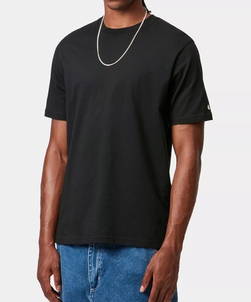 Carhartt WIP(カーハートダブリューアイピー)の「【Carhartt WIP】S/S BASE T-SHIRT I026264(Tシャツ/カットソー・メンズ・ブラック/ホワイト・M/L/XL)」の8枚目の写真