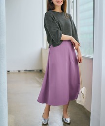 COHINA（コヒナ）の「ドレープセミフレアスカート 【低身長・小柄女性】（スカート）」