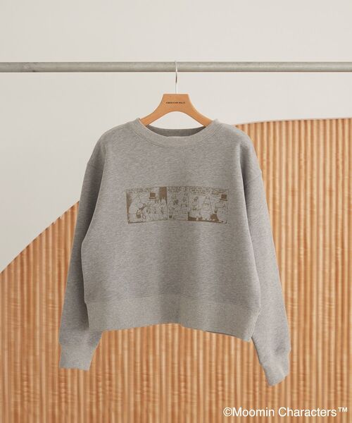 MOOMIN(ムーミン)の「Moomin コミック柄プリント裏毛プルオーバー(スウェット・レディース・ブラック/グレー系その他/ホワイト系その他・FREE)」の18枚目の写真