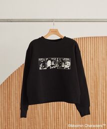 MOOMIN | Moomin コミック柄プリント裏毛プルオーバー(スウェット)