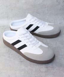 2本ライン レトロミュールスニーカー