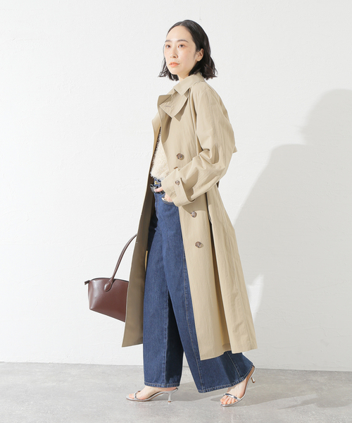 journal standard L'essage（ジャーナルスタンダードレサージュ）の「CO/POシングルトレンチコート（トレンチコート・レディース・ベージュ・FREE）」の16枚目の写真
