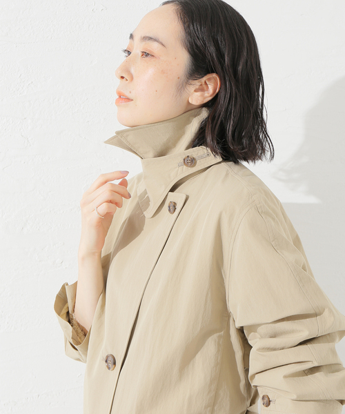 journal standard L'essage（ジャーナルスタンダードレサージュ）の「CO/POシングルトレンチコート（トレンチコート・レディース・ベージュ・FREE）」の20枚目の写真