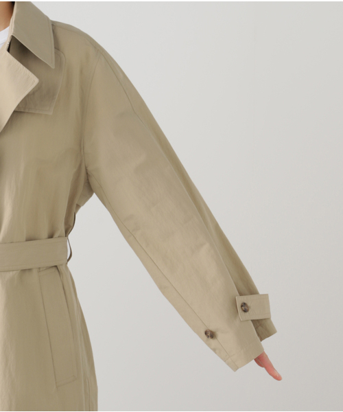 journal standard L'essage（ジャーナルスタンダードレサージュ）の「CO/POシングルトレンチコート（トレンチコート・レディース・ベージュ・FREE）」の5枚目の写真