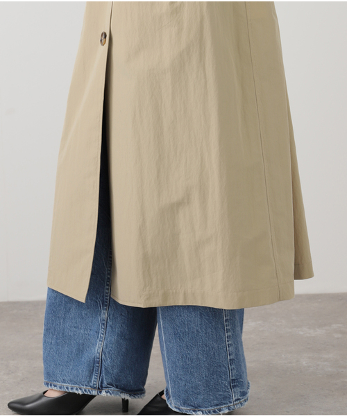 journal standard L'essage（ジャーナルスタンダードレサージュ）の「CO/POシングルトレンチコート（トレンチコート・レディース・ベージュ・FREE）」の9枚目の写真
