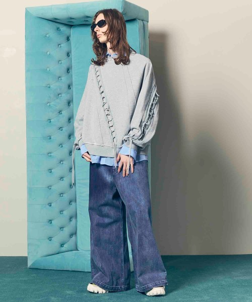 maison special レースアップヴィンテージスウェット MAISON SPECIAL（メゾンスペシャル）の「《UNISEX》Prime-Over