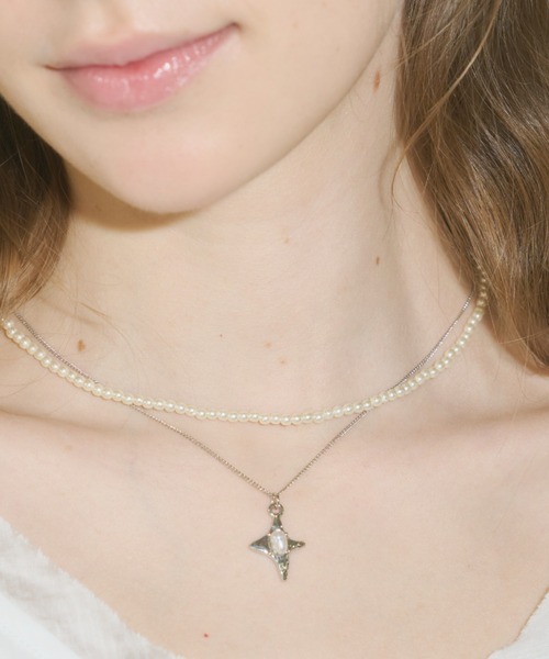 mini pearl necklace / ミニパールネックレス（ネックレス