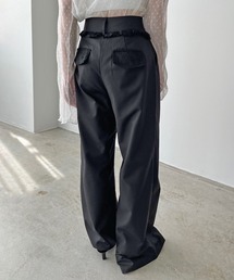 Jewelobe（ジュエローブ）の「レースディテールワイドスラックス（スラックス）」