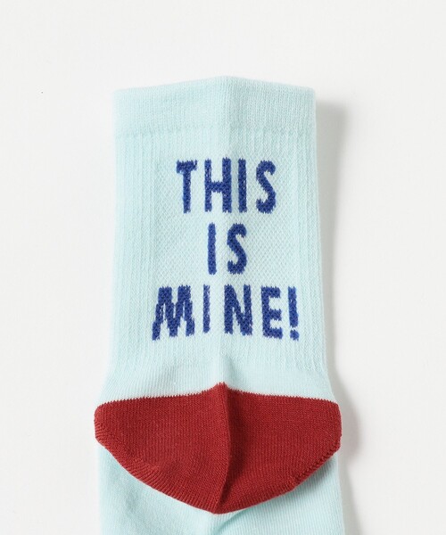 B:MING by BEAMS（ビーミングバイビームス）の「バックロゴ ソックス 2025（13~21cm）（ソックス/靴下・キッズ・オレンジ系その他/サックスブルー・M 16-18cm/L 19-21㎝/S 13-15cm）」の6枚目の写真