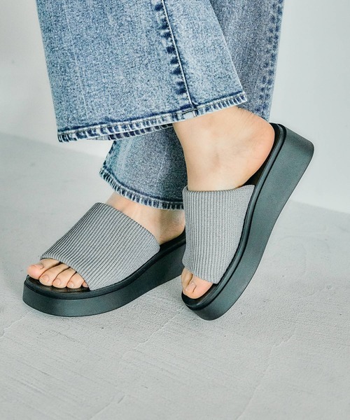 LEPSIM（レプシィム）の「厚底ニットサンダル 290447（サンダル