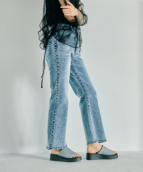 LEPSIM（レプシィム）の「厚底ニットサンダル 290447（サンダル