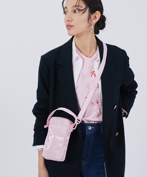 MINI PHONE CROSSBODY アイシーピンクシャイン（ショルダー