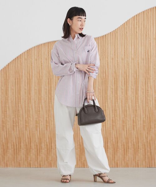 BEVERLY HILLS POLO CLUB（ビバリーヒルズポロクラブ）の「BH.POLO CLUB別注ビッグシャツ（シャツ/ブラウス・レディース・レッド/イエロー/ブルー/グレー・FREE）」の14枚目の写真