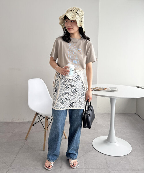 DISCOAT(ディスコート)の「ペーパーチューリップハット(ハット・レディース・ライトベージュ/グレイッシュベージュ・FREE)」の18枚目の写真