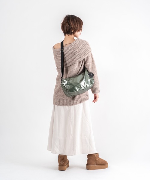 Jack Gomme(ジャックゴム)の「【JACK GOMME/ジャックゴム】メッセンジャー ショルダーバッグ LIRIS(ショルダーバッグ・レディース・ゴールド/ライトブルー/ホワイト/レッド/ブラック/カーキ/ブルー/ライトイエロー/ブラウン/ガンメタ・FREE)」の12枚目の写真