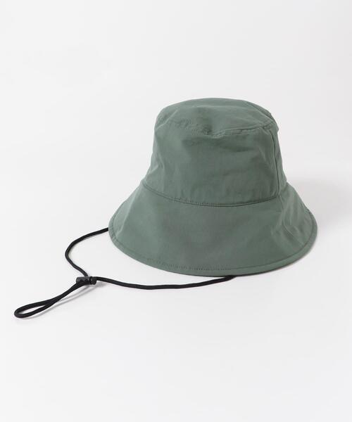 SMELLY（スメリー）の「『撥水/UVカット』ハッスイドロストバケットハット（ハット・レディース・カーキ/アイボリー/ブラック・-）」の15枚目の写真