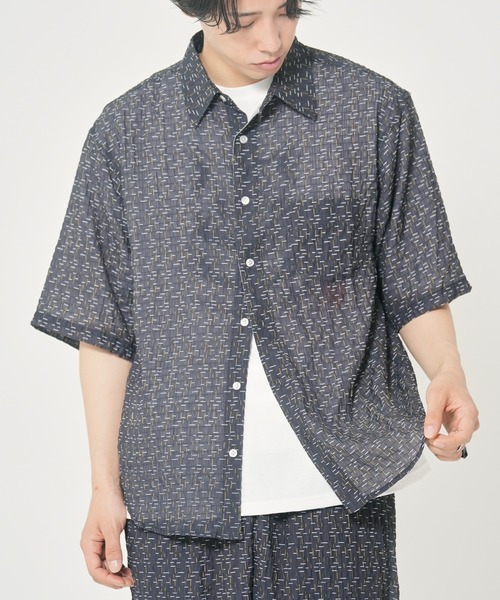CORISCO(コリスコ)の「サッカー総柄半袖シャツ(M1)(シャツ/ブラウス・メンズ・その他3/その他1/その他4・X-LARGE/LARGE/MEDIUM)」の3枚目の写真