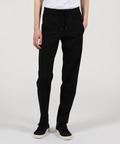 JAMES PERSE(ジェームスパース)の「ストレッチカシミヤ ドローストリングパンツ MPDW1391(その他パンツ・メンズ・ブラック・1/0)」の2枚目の写真