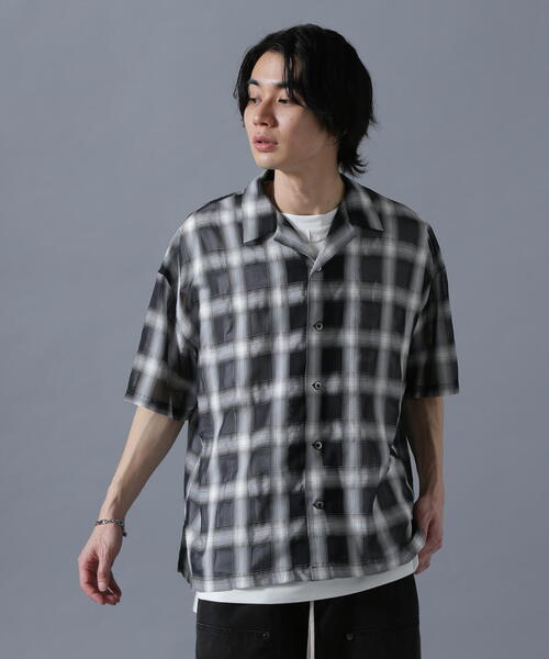 DANKE SCHON(ダンケシェーン)の「DankeSchon/ダンケシェーン/SIZZLE CHECK S/S SHIRTS(シャツ/ブラウス・レディース・ブラック/ブルー・F)」の5枚目の写真