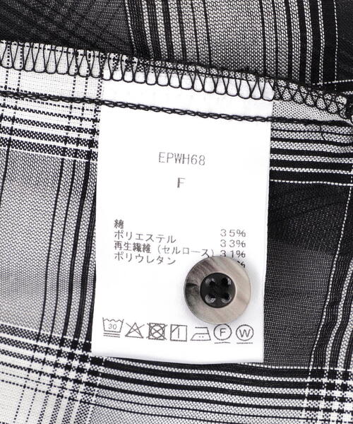 DANKE SCHON(ダンケシェーン)の「DankeSchon/ダンケシェーン/SIZZLE CHECK S/S SHIRTS(シャツ/ブラウス・レディース・ブラック/ブルー・F)」の14枚目の写真