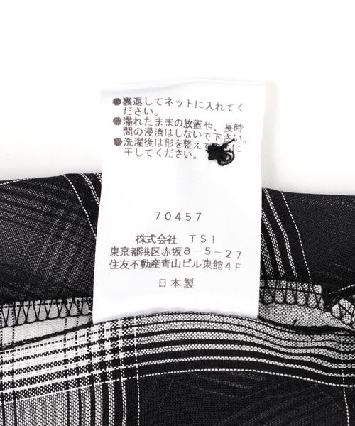 DANKE SCHON(ダンケシェーン)の「DankeSchon/ダンケシェーン/SIZZLE CHECK S/S SHIRTS(シャツ/ブラウス・レディース・ブラック/ブルー・F)」の15枚目の写真