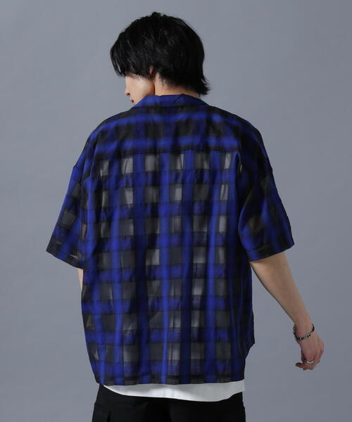 DANKE SCHON(ダンケシェーン)の「DankeSchon/ダンケシェーン/SIZZLE CHECK S/S SHIRTS(シャツ/ブラウス・レディース・ブラック/ブルー・F)」の18枚目の写真