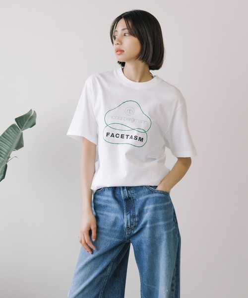 FACETASM(ファセッタズム)の「FACETASM/ファセッタズムxNicolai Bergmann/ニコライ バーグマン TEE 半袖Tシャツ(Tシャツ/カットソー・メンズ・ホワイト/グレー/ブラック・5/4/3)」の5枚目の写真