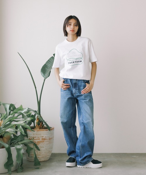 FACETASM(ファセッタズム)の「FACETASM/ファセッタズムxNicolai Bergmann/ニコライ バーグマン TEE 半袖Tシャツ(Tシャツ/カットソー・メンズ・ホワイト/グレー/ブラック・5/4/3)」の7枚目の写真