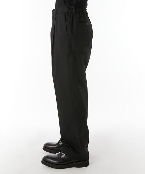 hana ♪  ニリ ロータン NOLAN PANT  ブラック N.HOOLYWOOD PT06-095 WIDE EASY SUIT PANTS BLACK | TODAY CLOTHING