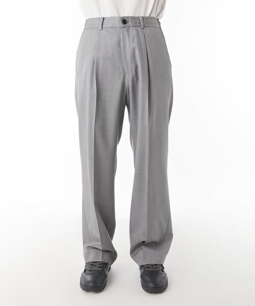 N.HOOLYWOOD タックワイドスラックス gray グレー wide 灰色 1TUCK PANTS N.HOOLYWOOD COMPILE│N-HOOLYWOOD.COM