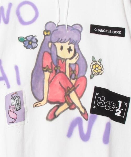 guernika×らんま1/2】らんま1/2 Paint Hoodie / シャンプー（パーカー