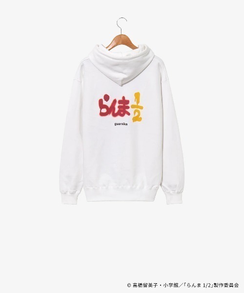 ROYAL FLASH（ロイヤルフラッシュ）の「【guernika×らんま1/2】らんま1/2 Paint Hoodie / シャンプー（パーカー・メンズ・ホワイト・XL/2XL）」の2枚目の写真