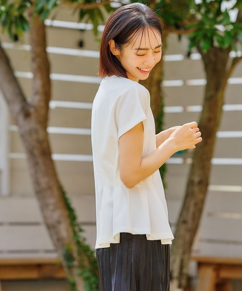FOUND GOOD(ファウンドグッド)の「ウエストタックPO/FS(Tシャツ/カットソー・レディース・ブルー系5/グレー系8/ホワイト系5/ブラック・L/S/M)」の6枚目の写真