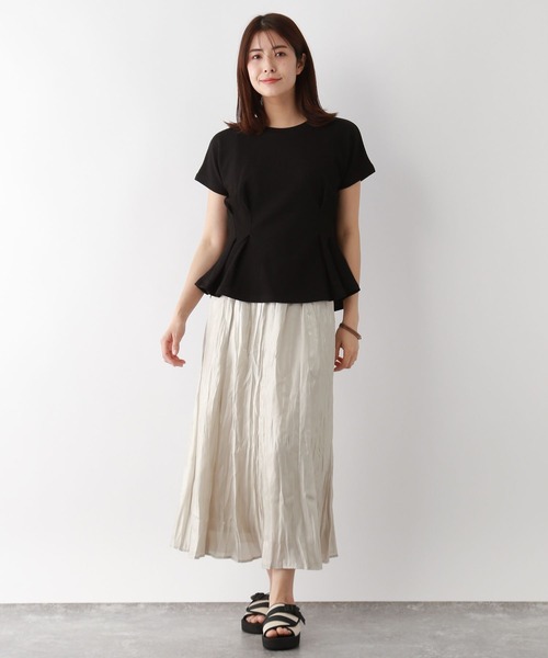 FOUND GOOD(ファウンドグッド)の「ウエストタックPO/FS(Tシャツ/カットソー・レディース・ブルー系5/グレー系8/ホワイト系5/ブラック・L/S/M)」の8枚目の写真