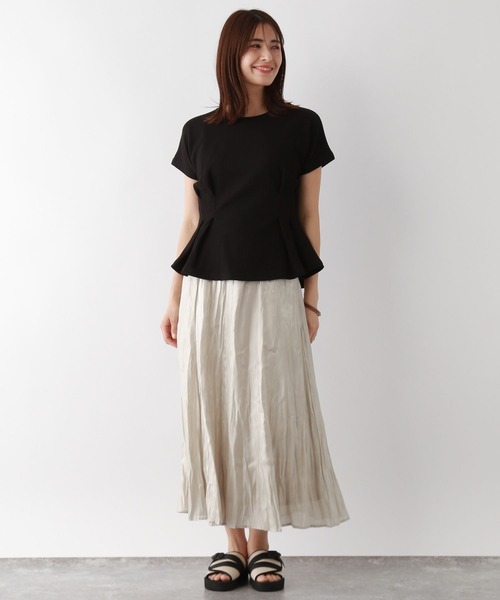 FOUND GOOD(ファウンドグッド)の「ウエストタックPO/FS(Tシャツ/カットソー・レディース・ブルー系5/グレー系8/ホワイト系5/ブラック・L/S/M)」の10枚目の写真