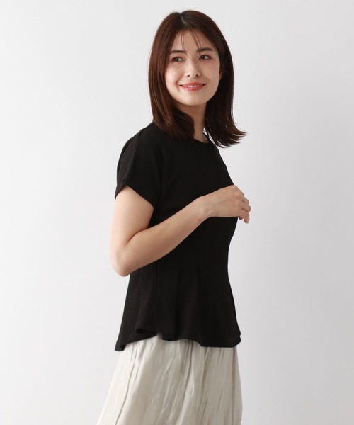 FOUND GOOD(ファウンドグッド)の「ウエストタックPO/FS(Tシャツ/カットソー・レディース・ブルー系5/グレー系8/ホワイト系5/ブラック・L/S/M)」の12枚目の写真