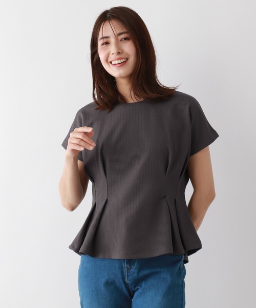 FOUND GOOD(ファウンドグッド)の「ウエストタックPO/FS(Tシャツ/カットソー・レディース・ブルー系5/グレー系8/ホワイト系5/ブラック・L/S/M)」の17枚目の写真
