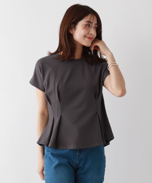 FOUND GOOD(ファウンドグッド)の「ウエストタックPO/FS(Tシャツ/カットソー・レディース・ブルー系5/グレー系8/ホワイト系5/ブラック・L/S/M)」の18枚目の写真