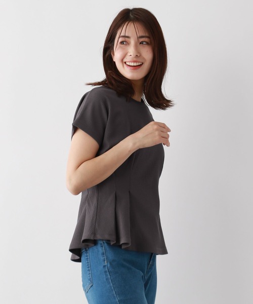 FOUND GOOD(ファウンドグッド)の「ウエストタックPO/FS(Tシャツ/カットソー・レディース・ブルー系5/グレー系8/ホワイト系5/ブラック・L/S/M)」の19枚目の写真