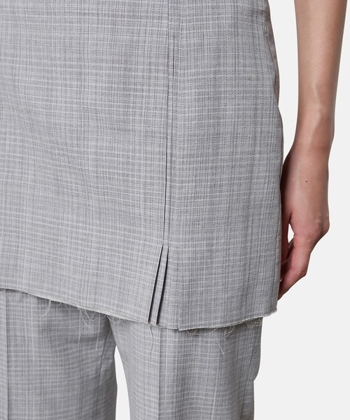 iRENE(アイレネ)の「チェックレイヤードトラウザー / Check Layerd Trousers(その他パンツ・レディース・マルチ/グレー・34/36/38)」の9枚目の写真