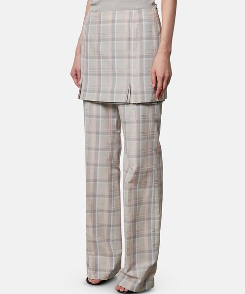 iRENE(アイレネ)の「チェックレイヤードトラウザー / Check Layerd Trousers(その他パンツ・レディース・マルチ/グレー・34/36/38)」の13枚目の写真