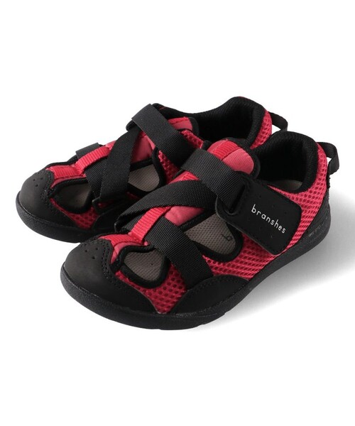 IFME（イフミー）の「【IFME+/イフミ―プラス】コラボ　ウォーターシューズ（サンダル・キッズ・ブラック/レッド・16.0cm/15.0cm/18.0cm/20.0cm/21.0cm/17.0cm/19.0cm）」の2枚目の写真