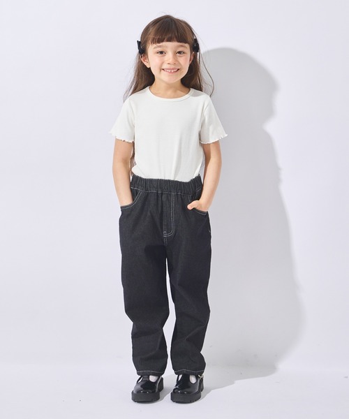 ever closet(エバークローゼット)の「軽やかにはける デニムパンツ(デニムパンツ・キッズ・インディゴブルー/ブルー系その他/ネイビー/ブルー/ブラック系その他/ブラック系その他2/ブラック・90cm/100cm/110cm/120cm/130cm/140cm/150cm)」の8枚目の写真