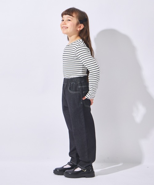 ever closet(エバークローゼット)の「軽やかにはける デニムパンツ(デニムパンツ・キッズ・インディゴブルー/ブルー系その他/ネイビー/ブルー/ブラック系その他/ブラック系その他2/ブラック・90cm/100cm/110cm/120cm/130cm/140cm/150cm)」の10枚目の写真