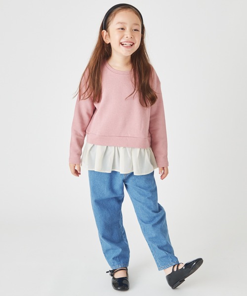 ever closet(エバークローゼット)の「軽やかにはける デニムパンツ(デニムパンツ・キッズ・インディゴブルー/ブルー系その他/ネイビー/ブルー/ブラック系その他/ブラック系その他2/ブラック・90cm/100cm/110cm/120cm/130cm/140cm/150cm)」の14枚目の写真